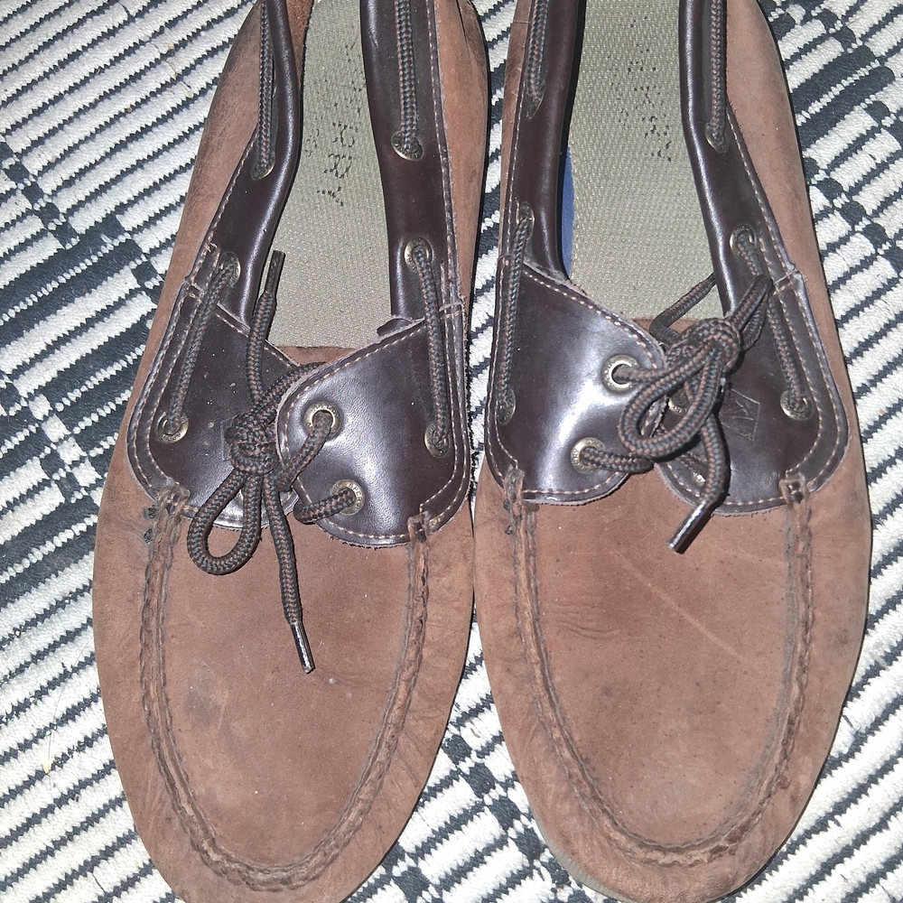 Sperry Dark Brown Leather Loafers
